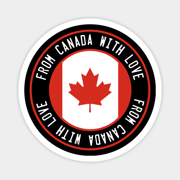 From Canada with love Magnet by NEFT PROJECT